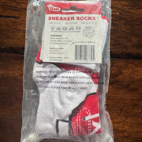 Novelty Sneaker Socks/Size 5-11- Brand New - Picture 4 of 6
